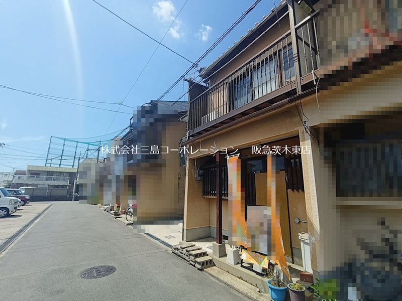 茨木市新堂3丁目　建築条件付売土地 現地写真（前面道路含む現地写真）