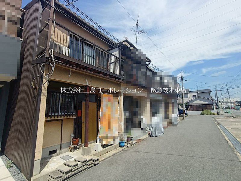 茨木市新堂3丁目　建築条件付売土地 現地写真（前面道路含む現地写真）
