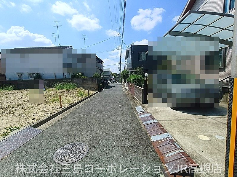 高槻市真上町5丁目　売土地1期2号地 現地写真（前面道路含む現地写真）
